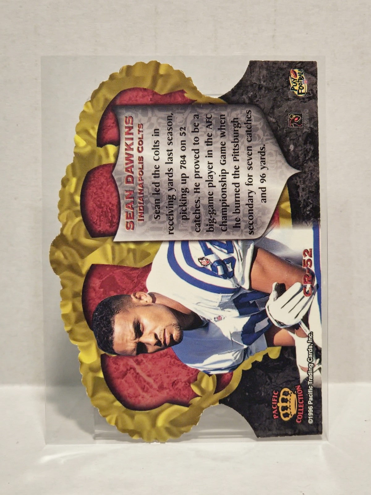 1996 Pacific Crown Royale - Sean Dawkins #CR-52 2