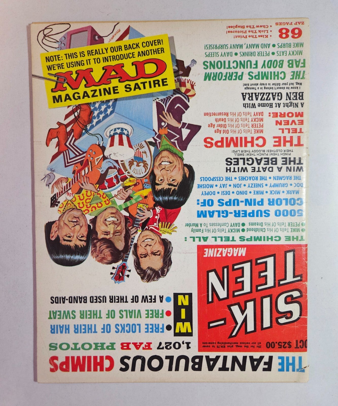 MAD Magazine # 121 September 1966 Iconic Beatles Issue 4