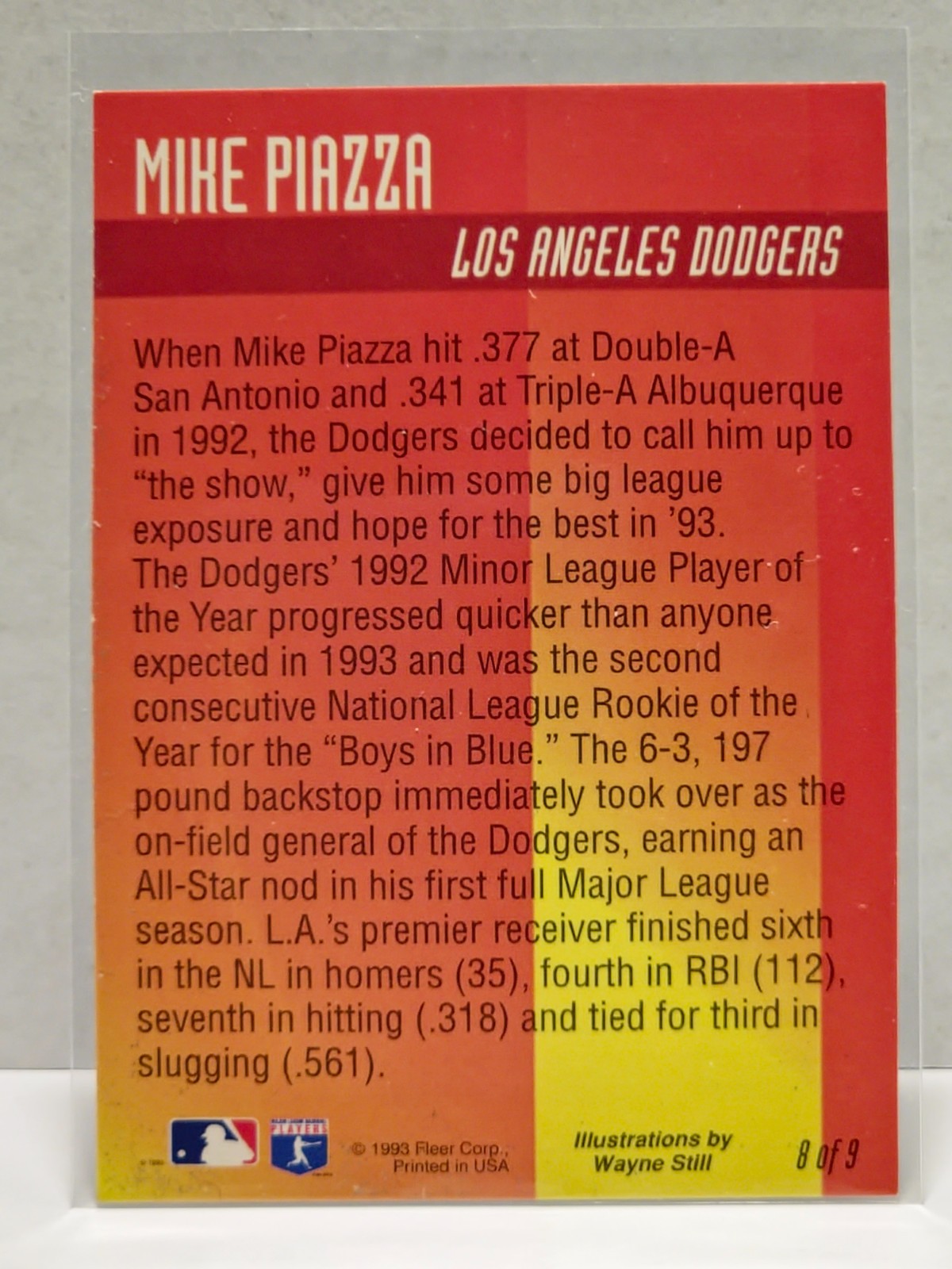 1994 Fleer #8 Mike Piazza Pro-Visions 2