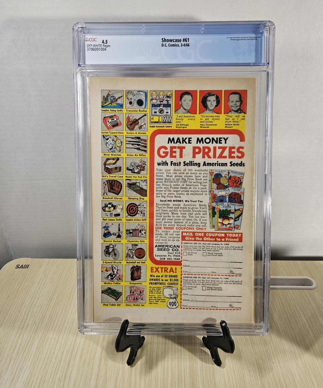 Showcase #61 Presents The Spectre Graded CGC 4.5 MURPHY ANDERSON Cover/Art 1966 2