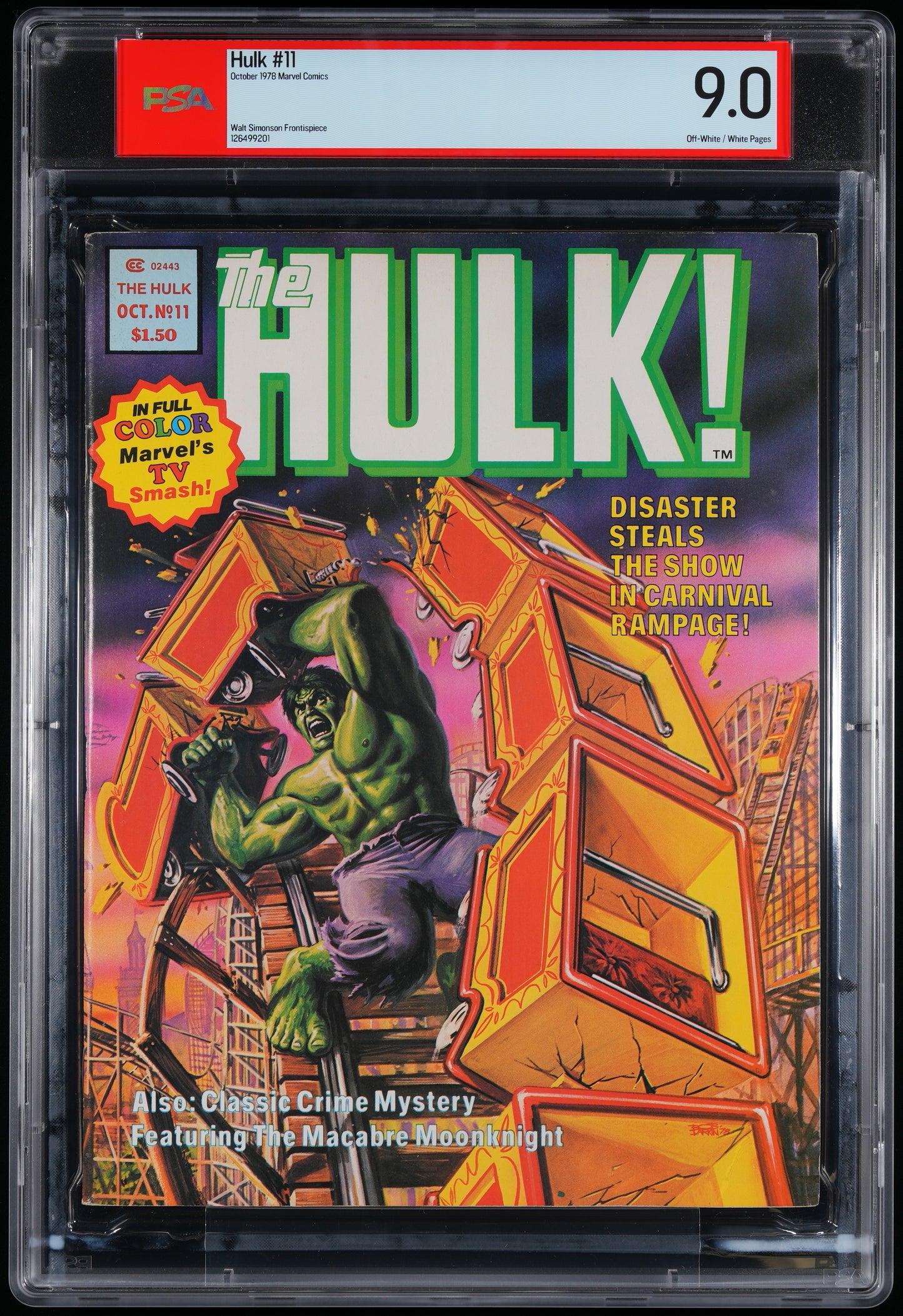 1978 Hulk #11 Marvel Mag Early Moon Knight