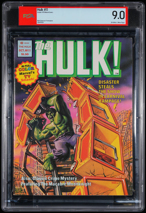 1978 Hulk #11 Marvel Mag Early Moon Knight