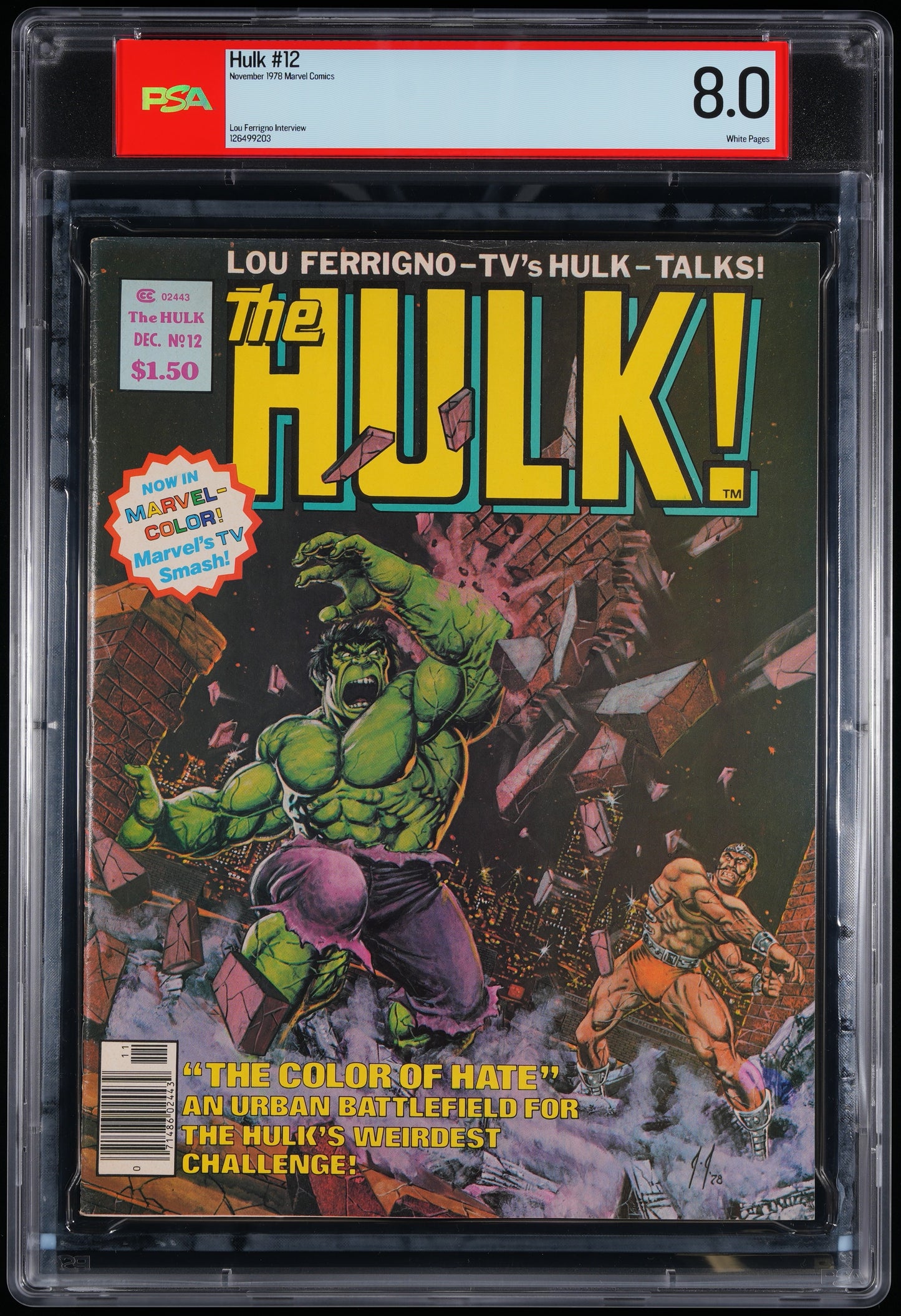 1978 Hulk #12 Marvel Magazine