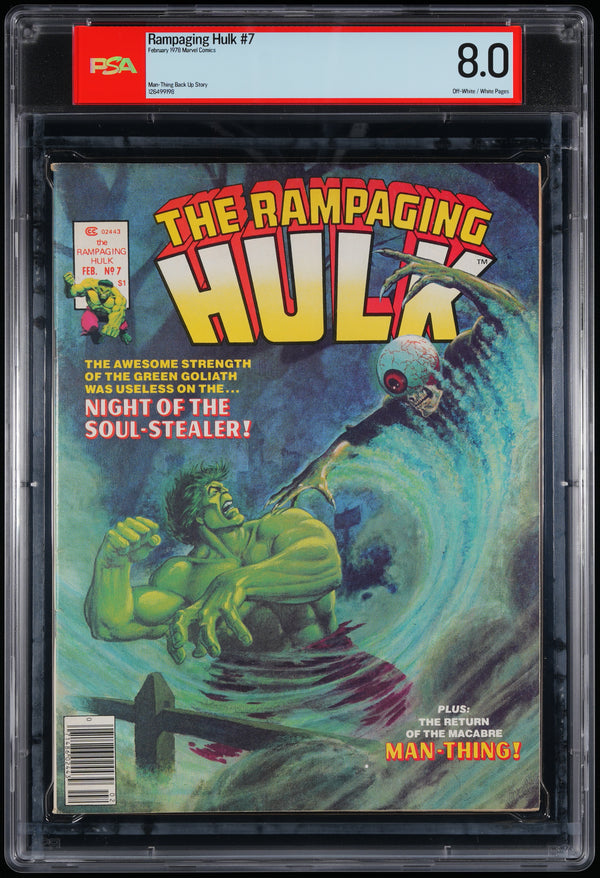 1978 Rampaging Hulk #7 🔑 Last Issue
