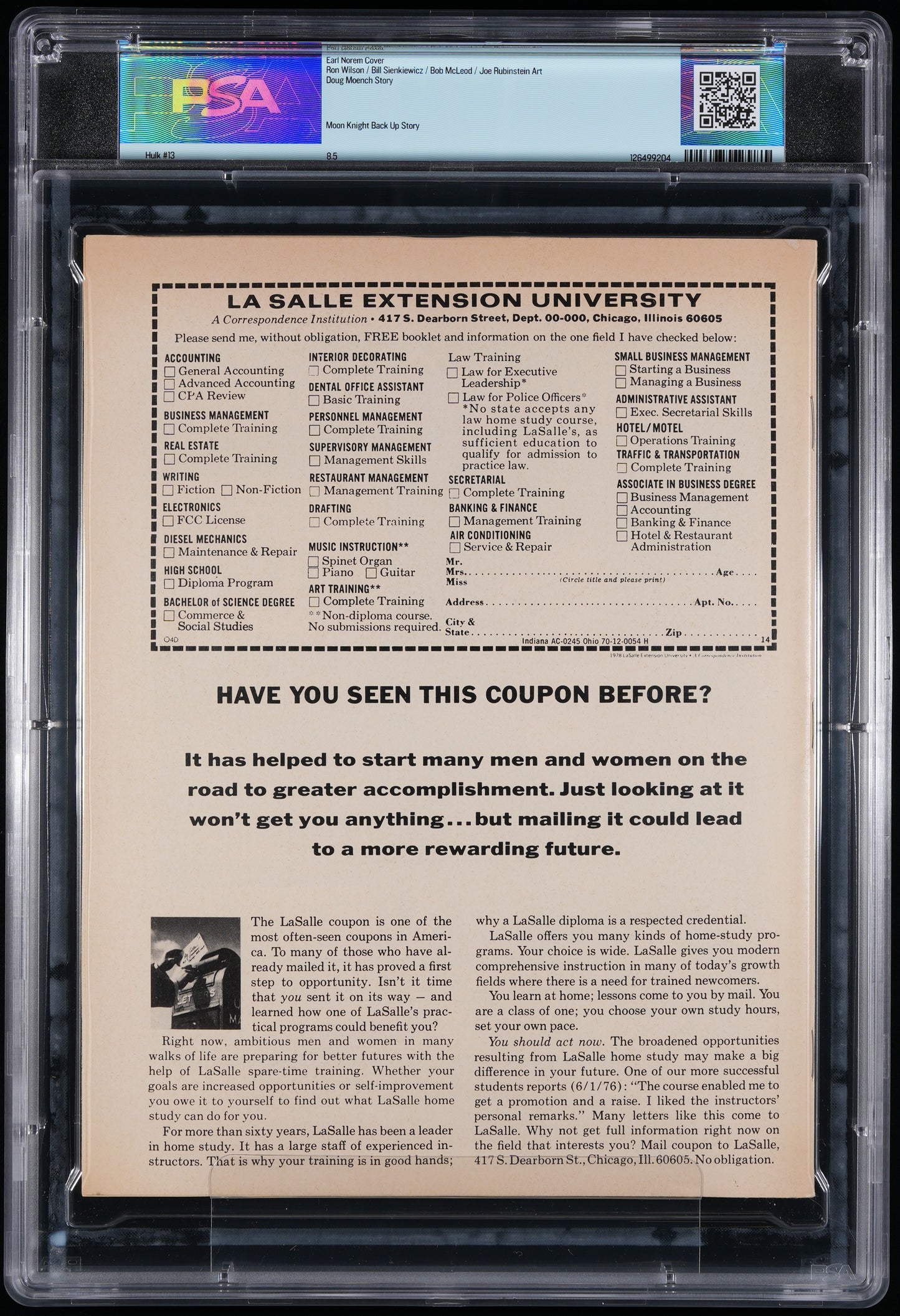 1979 HULK Magazine  #13