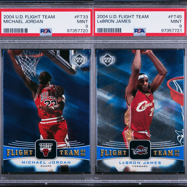 2004-05 Upper Deck Flight Team Michael Jordan & LeBron JAMES