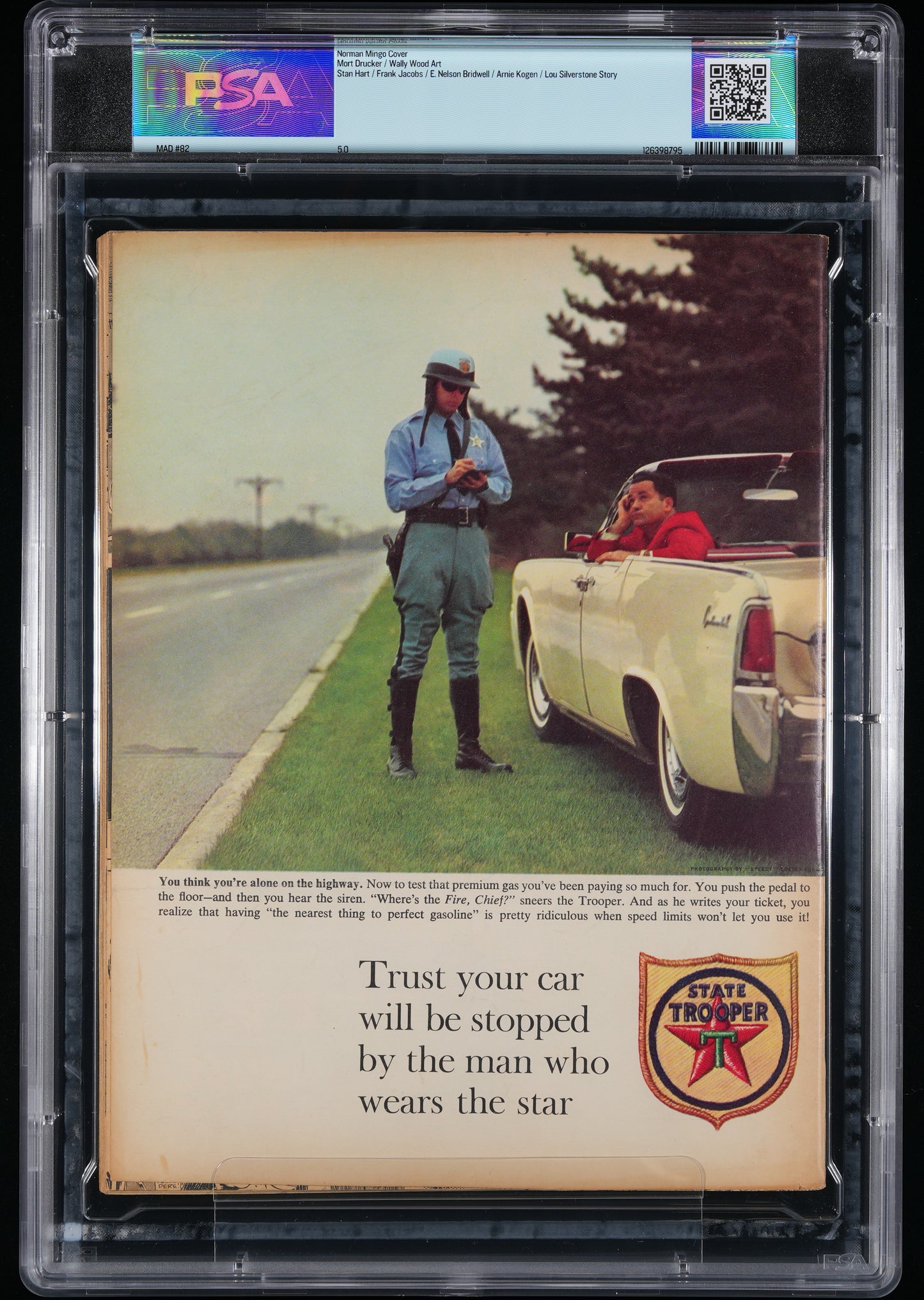MAD Magazine #82 October 1963 Fidel Castro Cover Art by Norman Mingo PSA 5