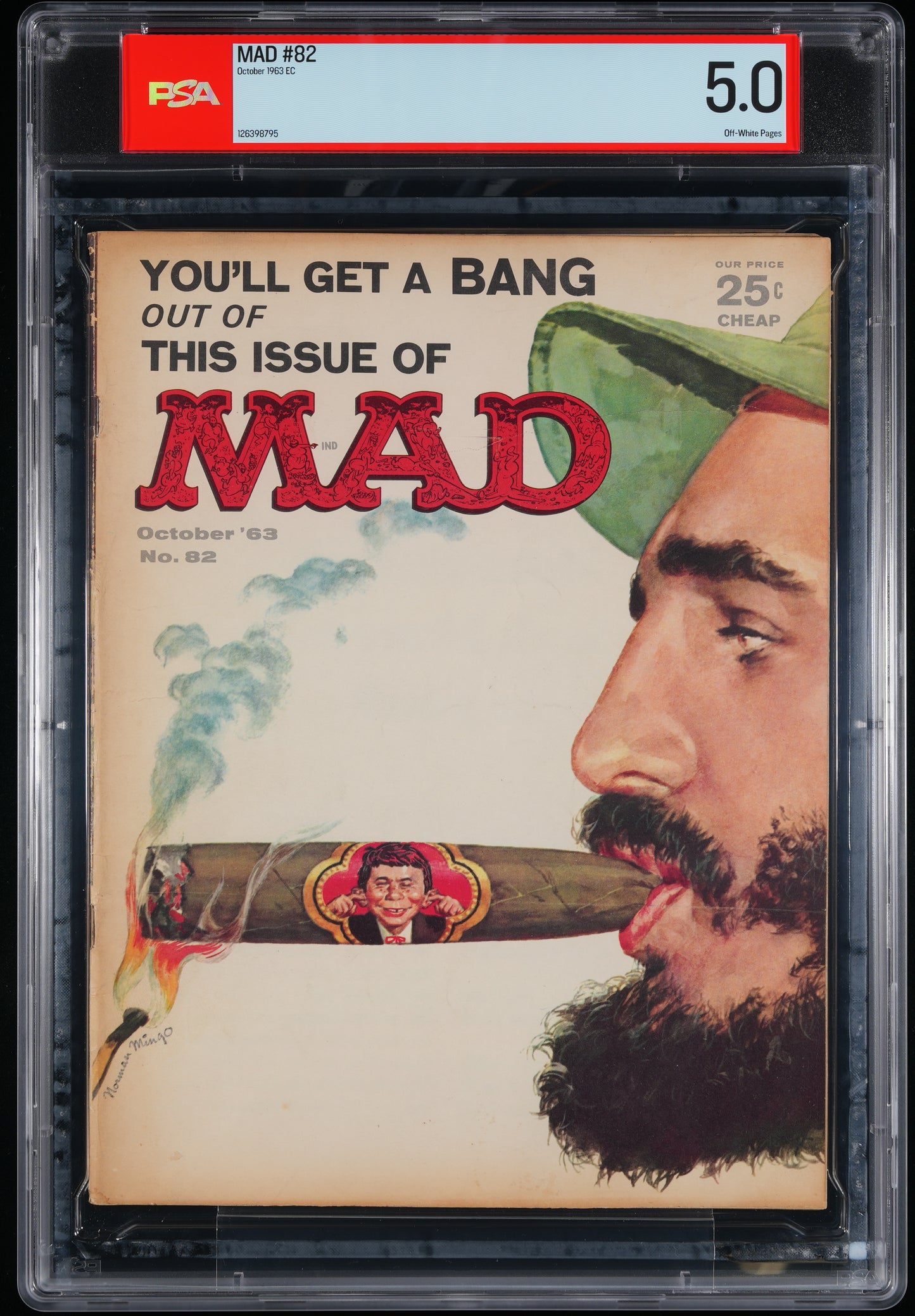 MAD Magazine #82 October 1963 Fidel Castro Cover Art by Norman Mingo PSA 5