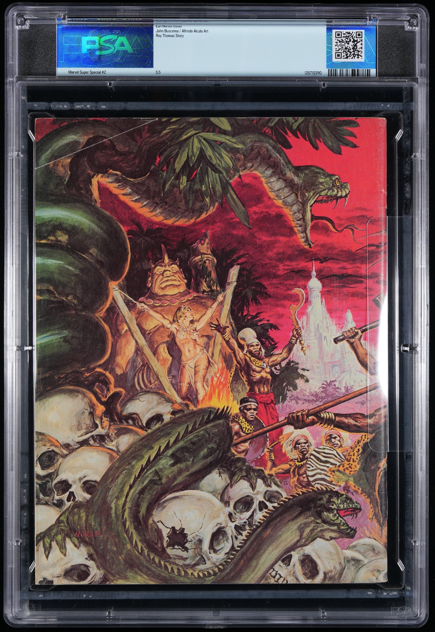 Marvel Comics Super Special #2 PSA 5.5 1977 Savage Sword of Conan Movie Preview