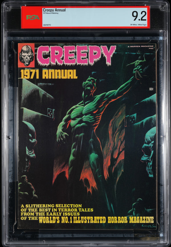 Creepy Annual #1 1971 Warren Publishing Smith Ditko Adams + Many More PSA 9.2
