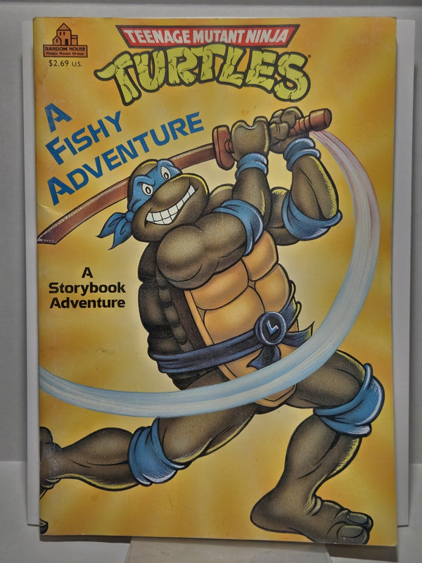 Teenage Mutant Ninja Turtles "A Fishy Adventure" Storybook Random House 1990