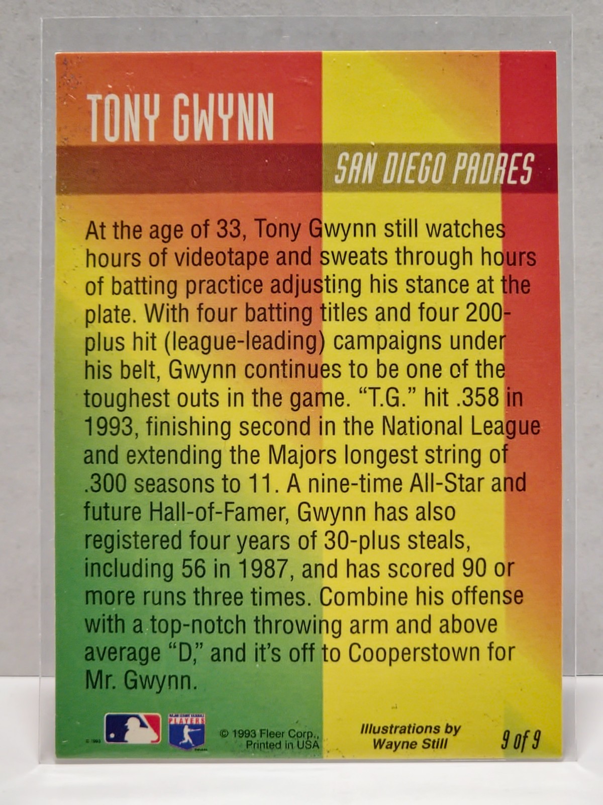 1994 Fleer Tony Gwynn Pro-Visions 2