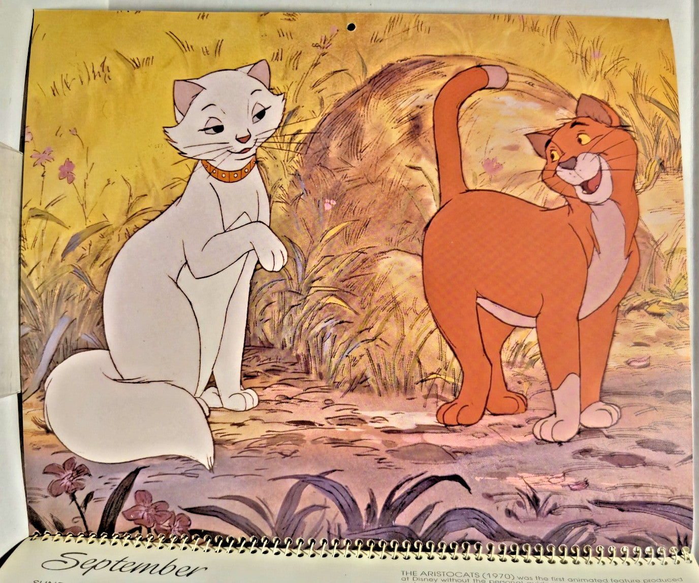 Disney Calendar 1988 Walt Disney Classics Colorful Prints Retro Leap Year 2044 5