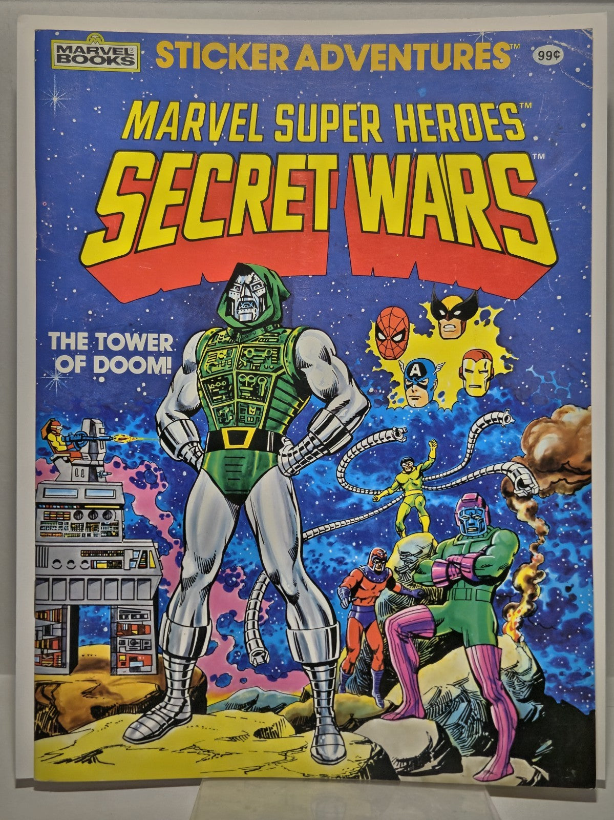 Marvel Super Heroes Secret Wars Sticker Adventures 1984 Doom Avengers X-Men 1