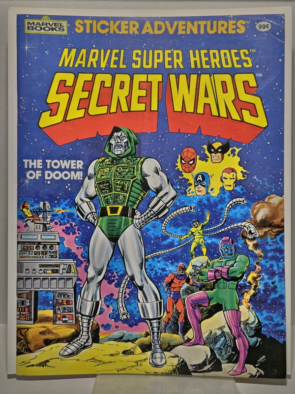 Marvel Super Heroes Secret Wars Sticker Adventures 1984 Doom Avengers X-Men