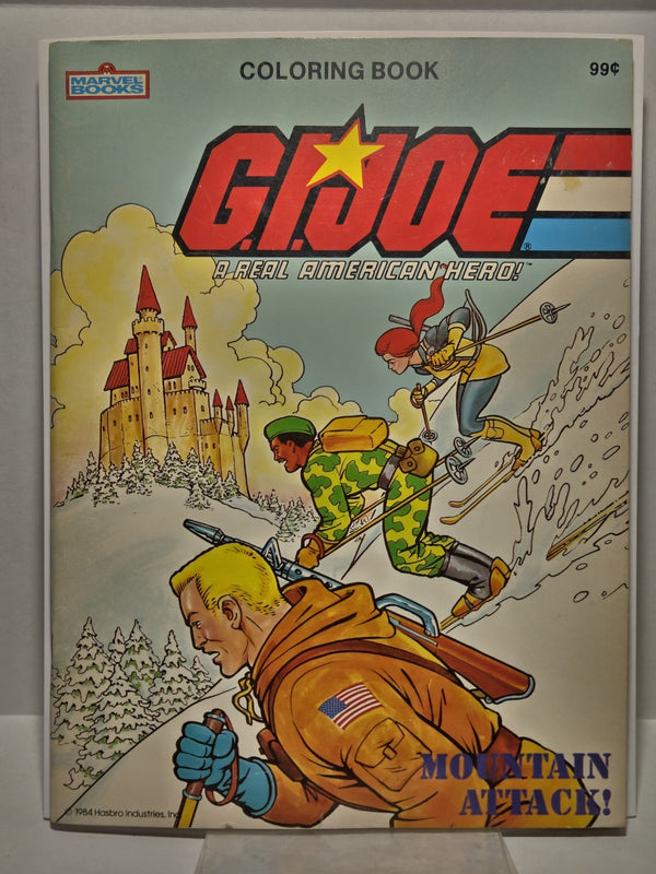 1984 G.I. Joe ARAH Mountain Attack! Marvel Coloring Book 48 Pages