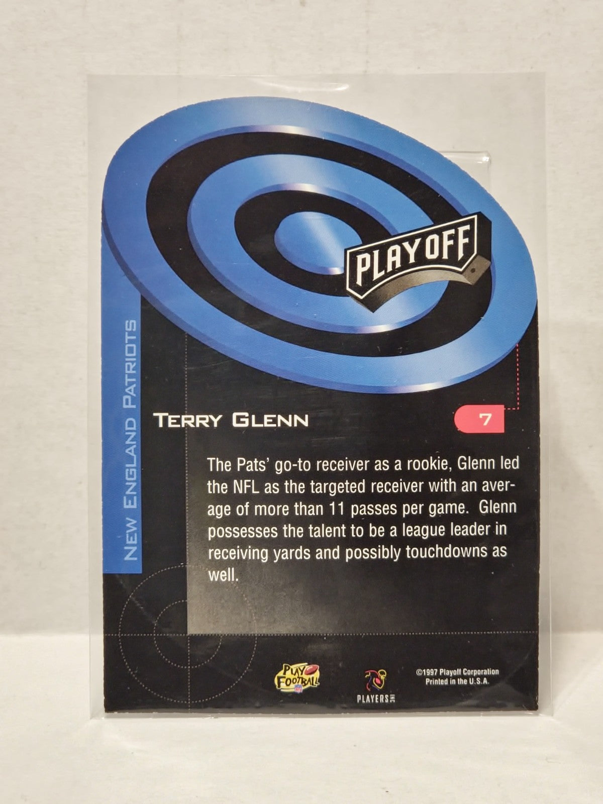 1997 Playoff Zone - Prime Target Terry Glenn #7 2