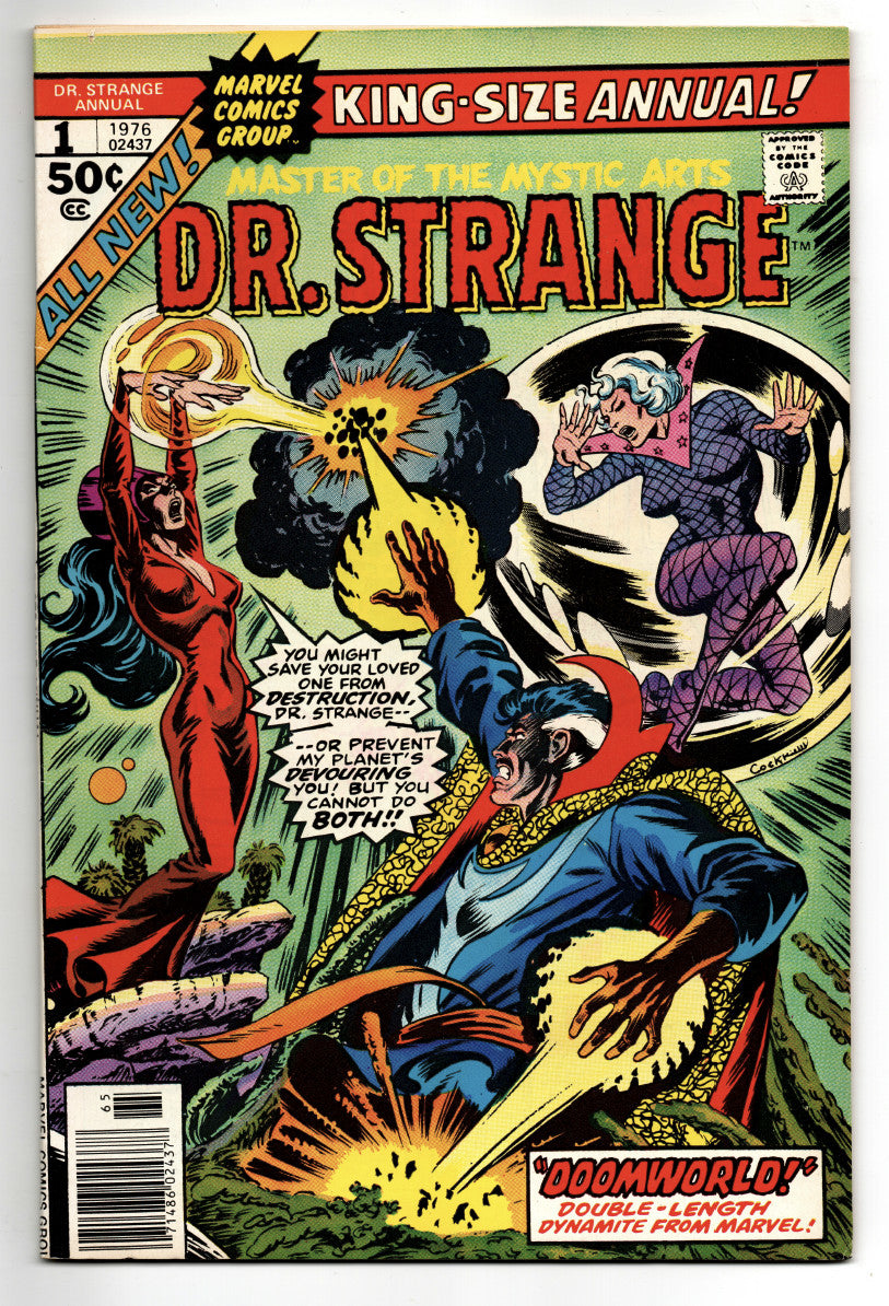 Dr. Strange Sorcerer Supreme King-Size Annual #1 (12/1976) Marvel Comics Doctor 1