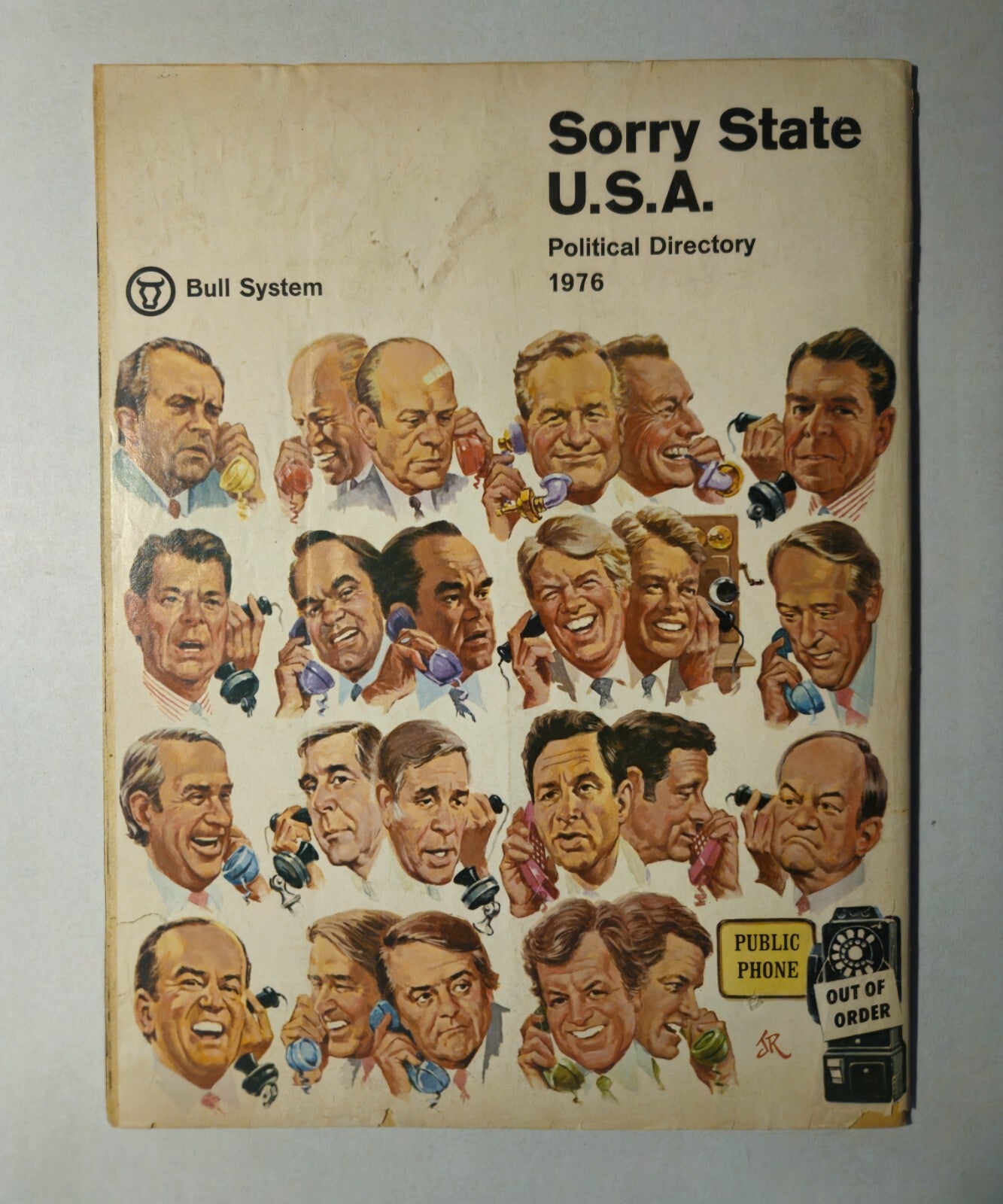 Vintage MAD Magazine #185 September 1976 For President Cover 2