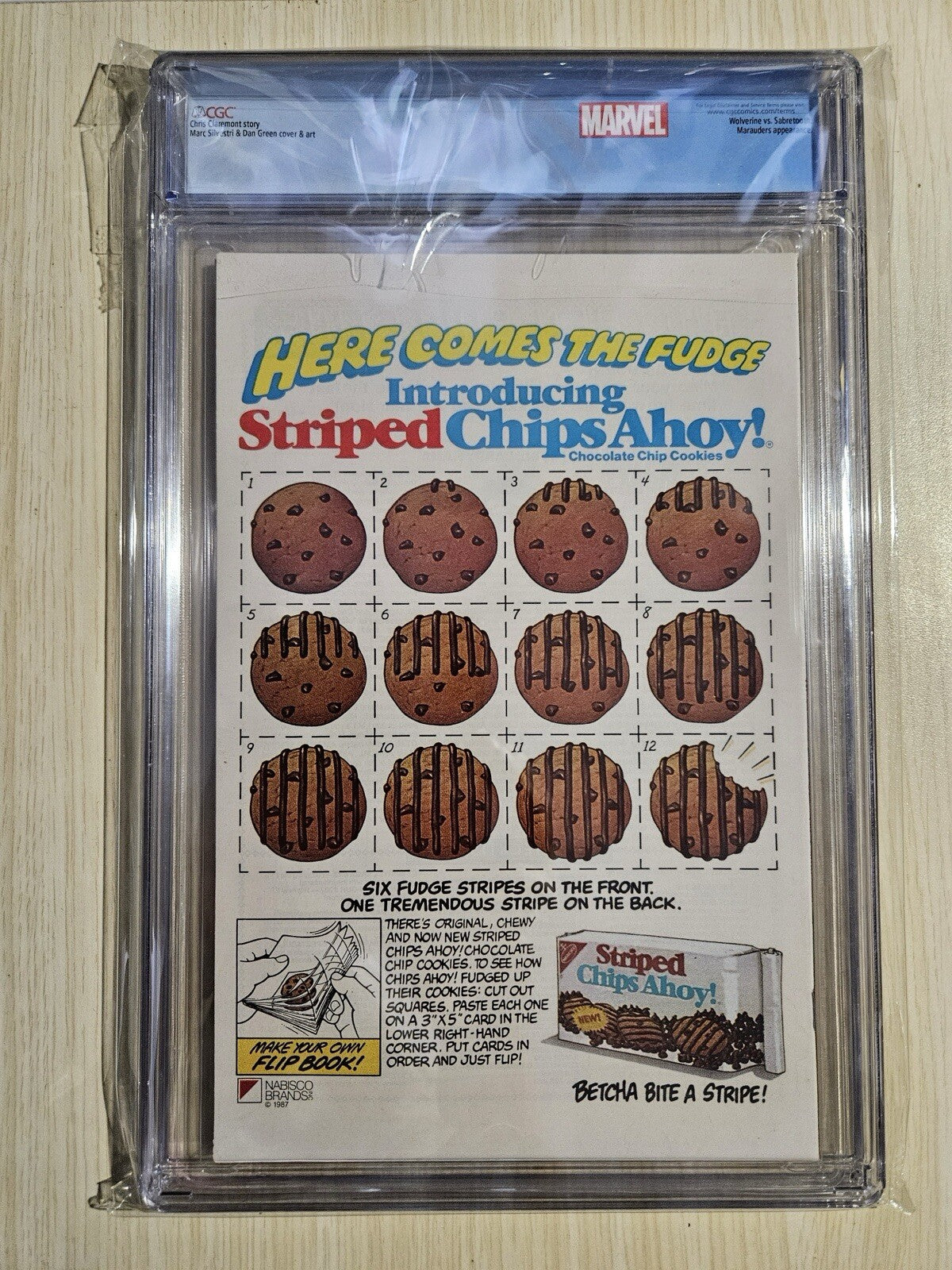Uncanny X-Men 222 CGC 9.8 1987 Wolverine Vs. Sabretooth WP Custom Retired Label 2