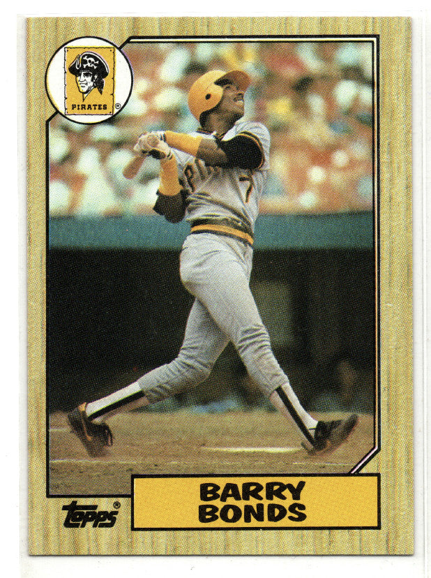 1987 Topps #320 Barry Bonds RC Pittsburgh Pirates MLB HR King See HD Scans! 1