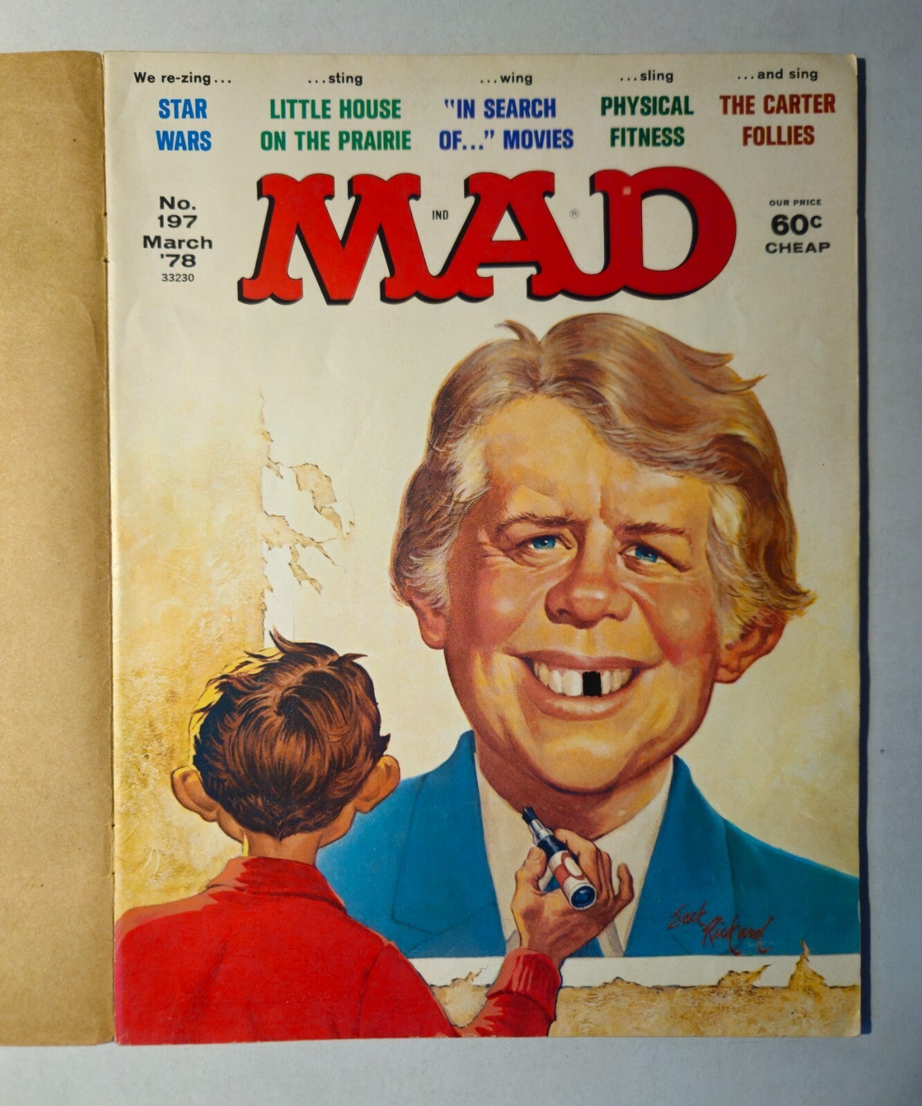 MAD Magazine #197 March 1978 President Carter Cover w/ Star Wars Feature 1