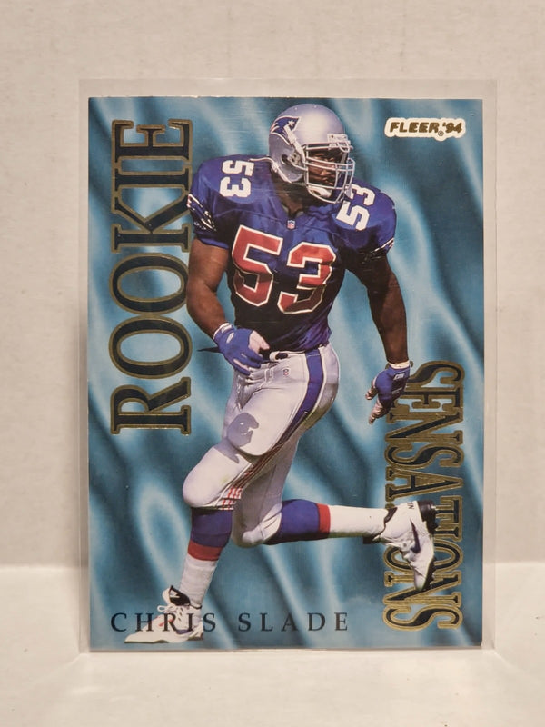 1994 Fleer Rookie Sensations Chris Slade New England Patriots #17