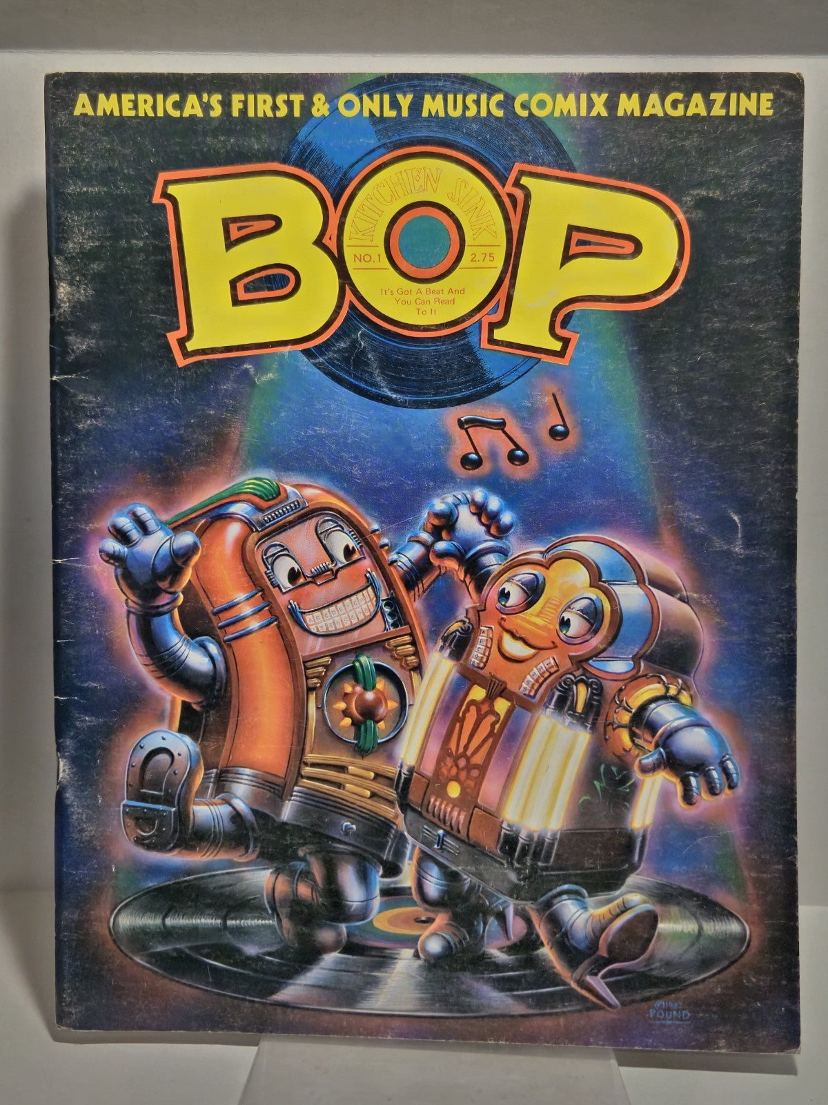 Vintage 1982 Bop Music Comix Magazine Kitchen Sink Press 1