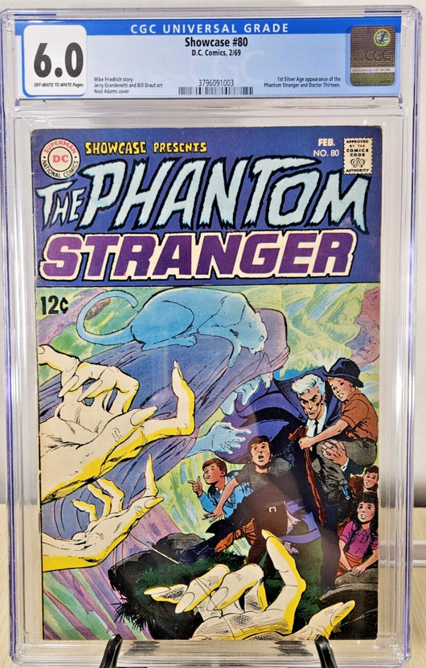 Showcase #80 1st Silver Age Phantom Stranger & Docto Thirteen 1969 Adams CGC 6.0