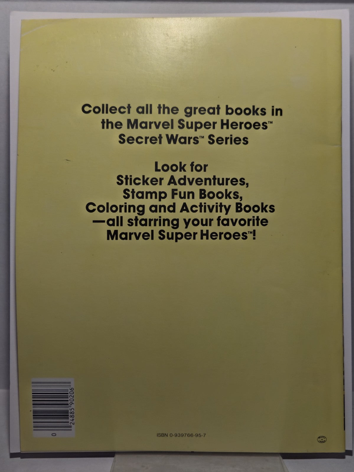 Marvel Super Heroes Secret Wars Sticker Adventures 1984 Doom Avengers X-Men 6