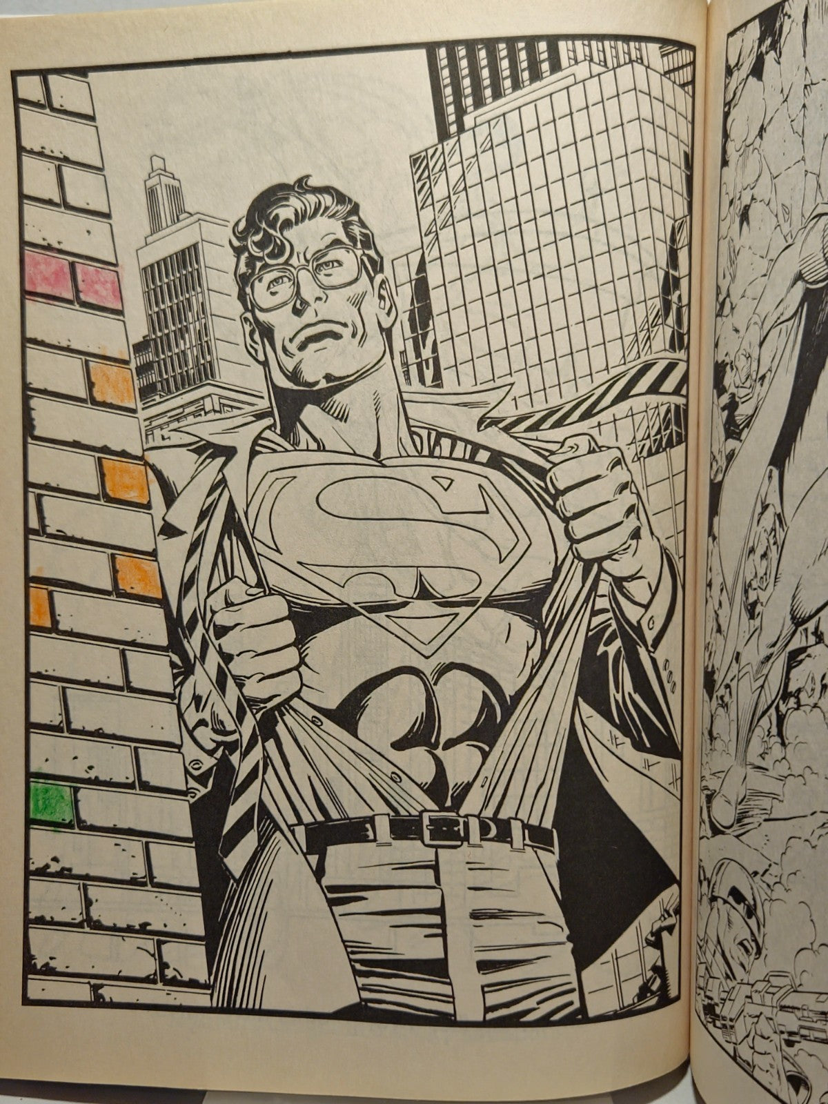 Superman Color/Activity Book Merrigold Press 1994 2
