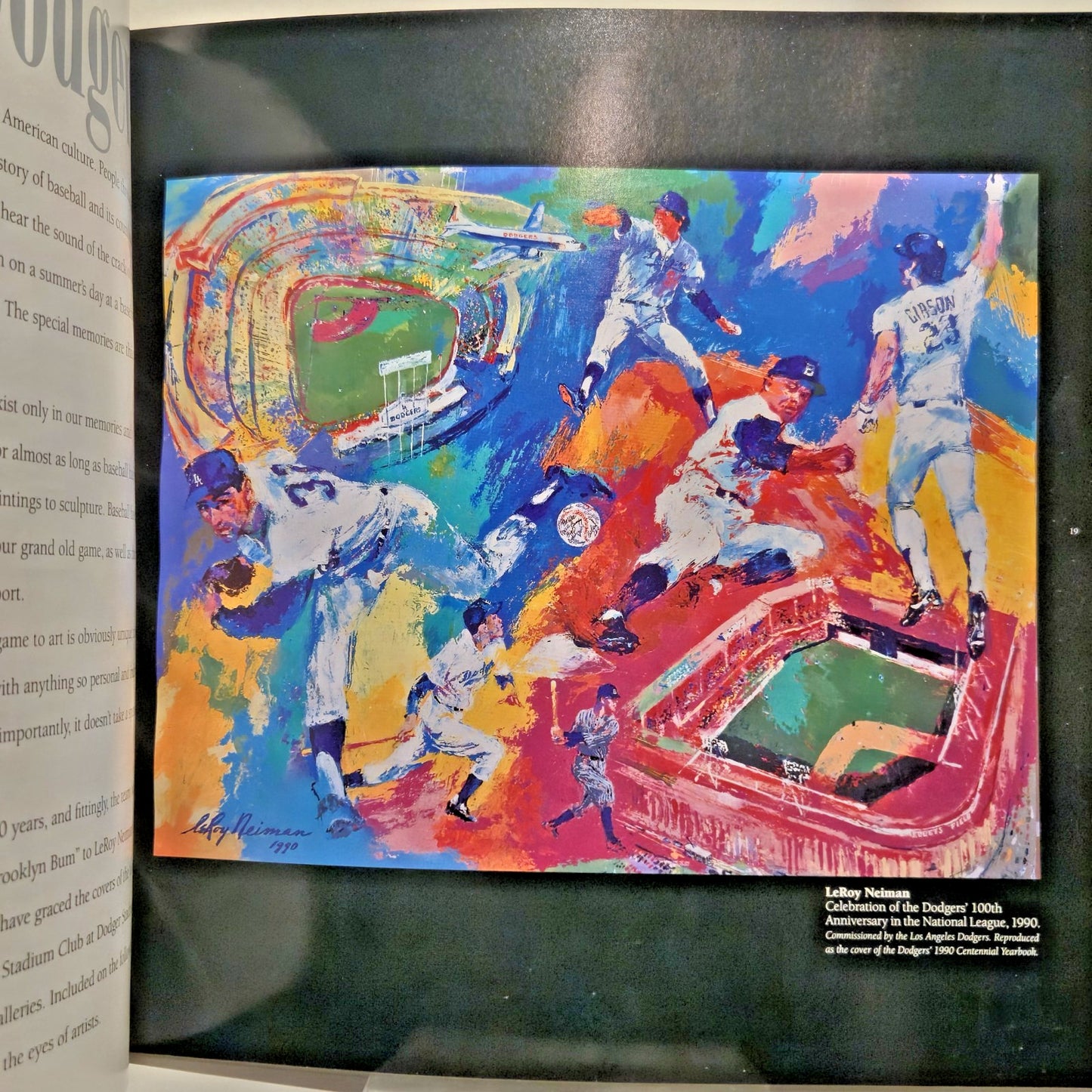 1993 Los Angeles Dodgers MLB Baseball Yearbook Program Oversized 2