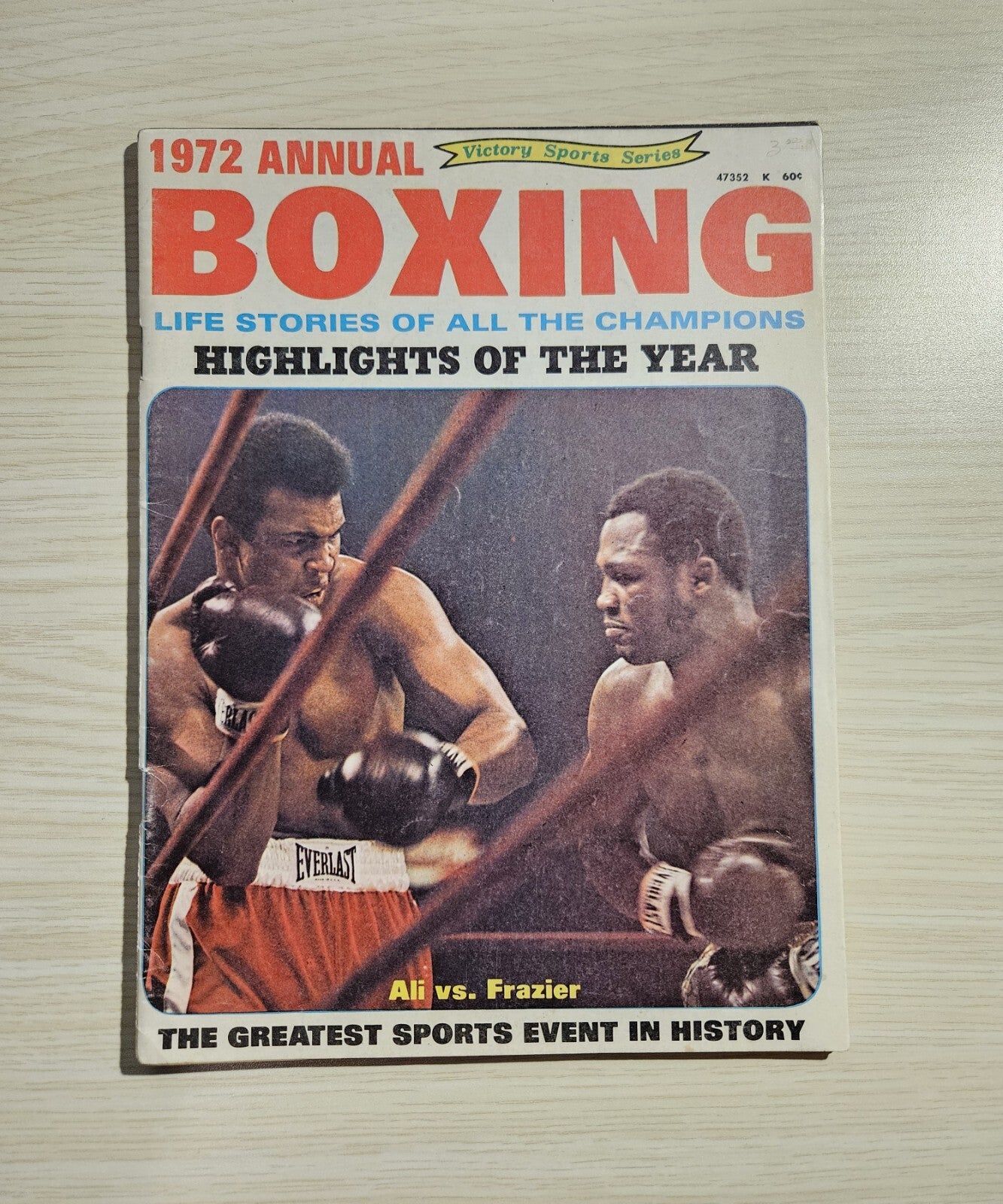 BOXING 1972 Annual #2 Muhammad Ali Joe Frazier George Foreman Jack Johnson 1