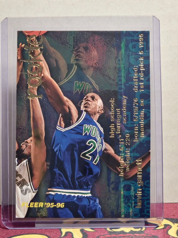 1995-96 Fleer - Kevin Garnett #293 (RC)