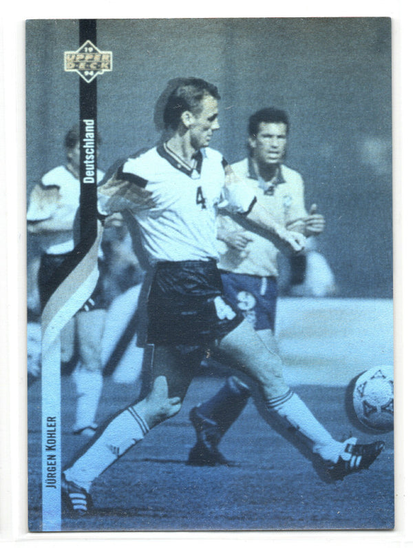 1994 Upper Deck World Cup English/Spanish German Holograms Jurgen Kohler #D3