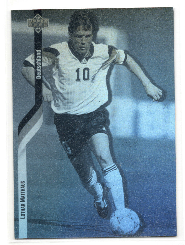 1994 World Cup English/Spanish German Holograms Lothar Matthaus Matthaeus #D4 1