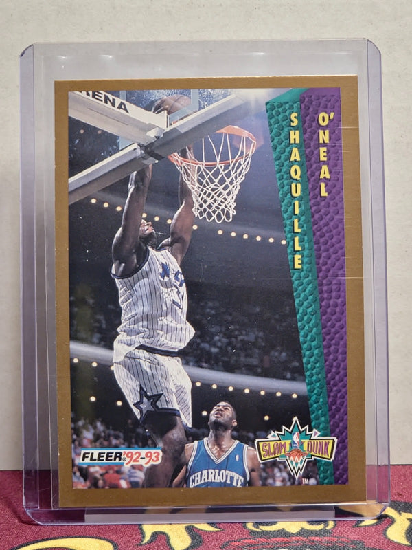 1992-93 Fleer - Slam Dunk Shaquille O'Neal #298 (RC)