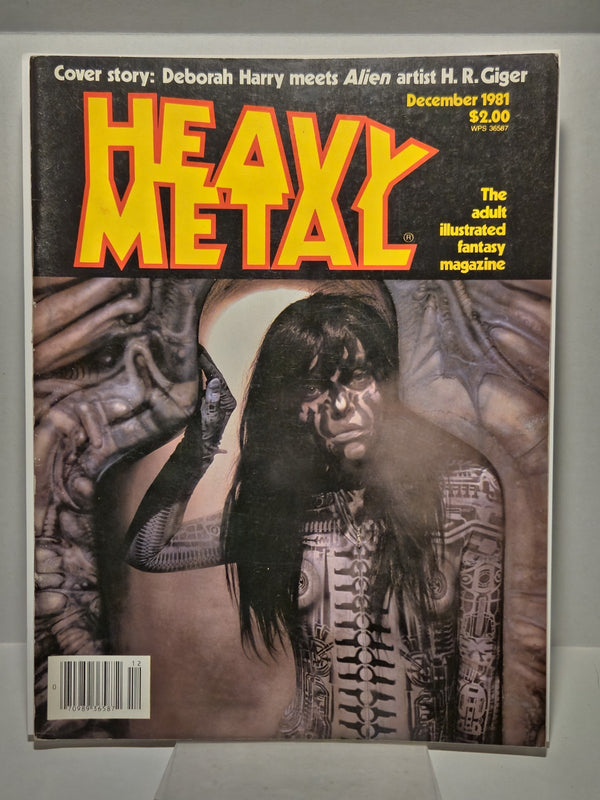 Vintage HEAVY METAL 1981 December Fantasy Magazine