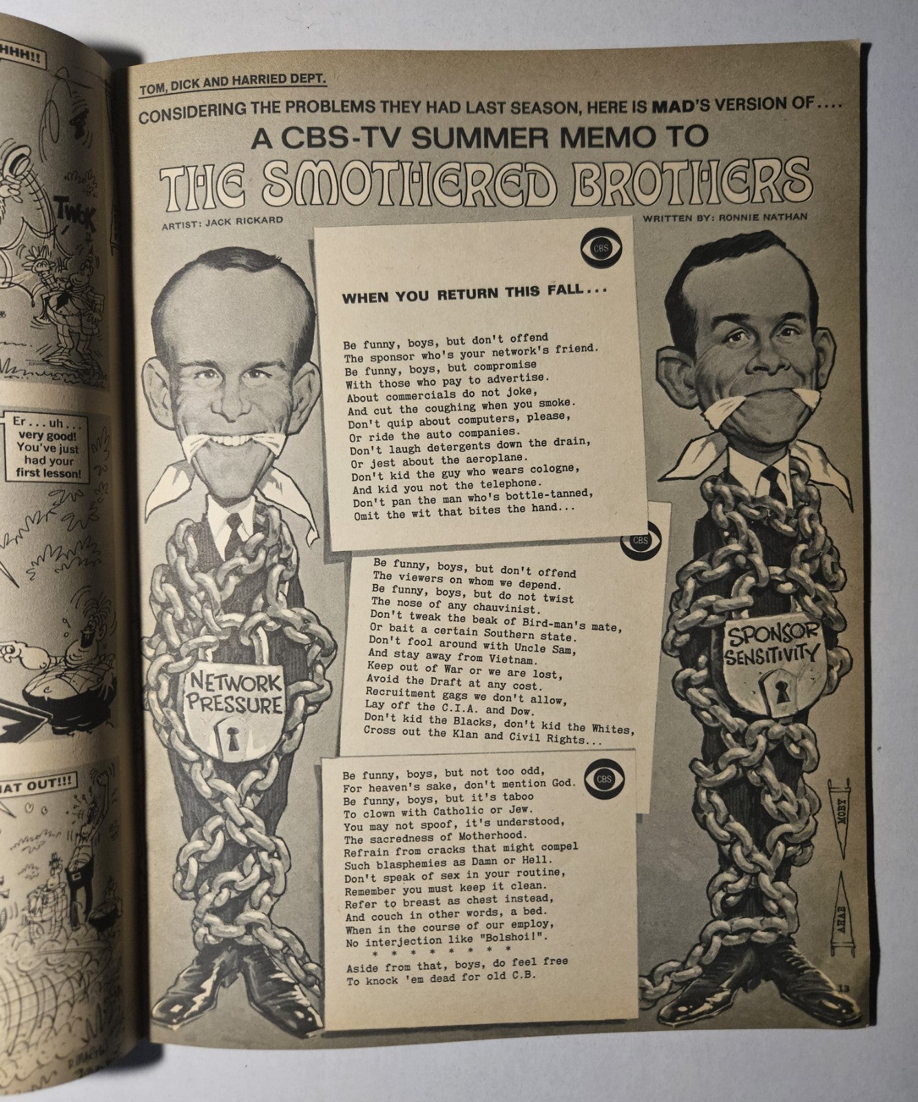 MAD Magazine #122 October 1968 "Ideal Presidential Candidate" Issue 3