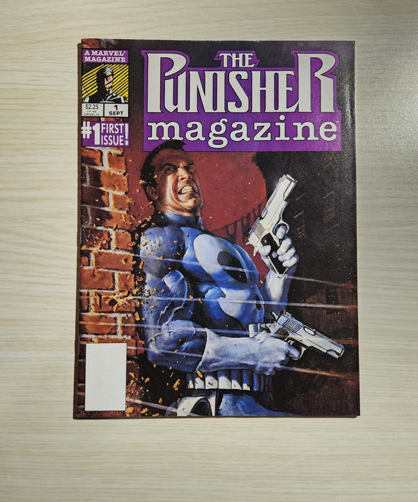 The Punisher Magazine 1989 Vol 1 # 1 First Issue Marvel Comics Magazine