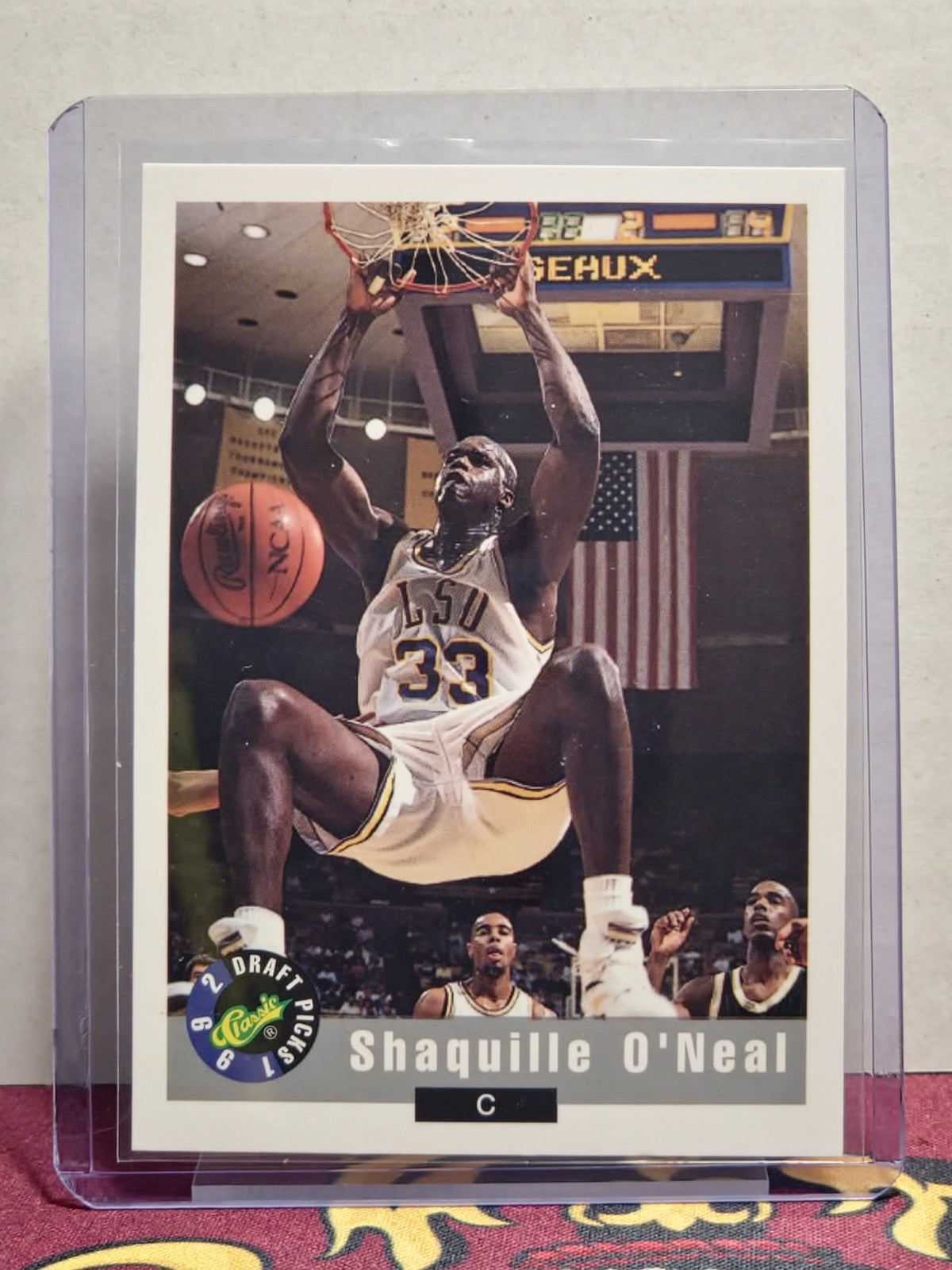 1992 Classic Draft Picks - Shaquille O'Neal #1 RC HOF 1