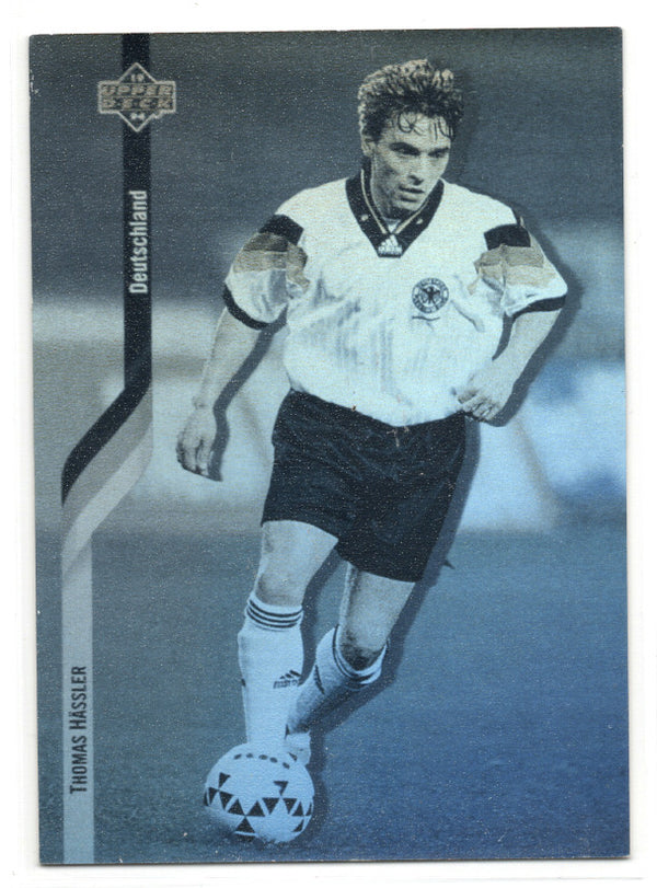 1994 Upper Deck World Cup English/Spanish German Holograms Thomas Hassler #D1
