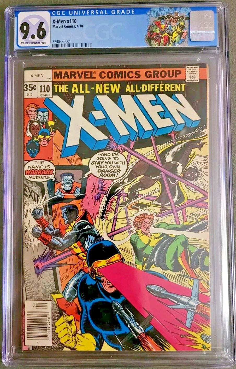 🔥💸X-MEN #110 CGC 9.6 Custom Label Pheonix Joins Team 1978 Marvel NEWSSTAND 🚀⏳ 1