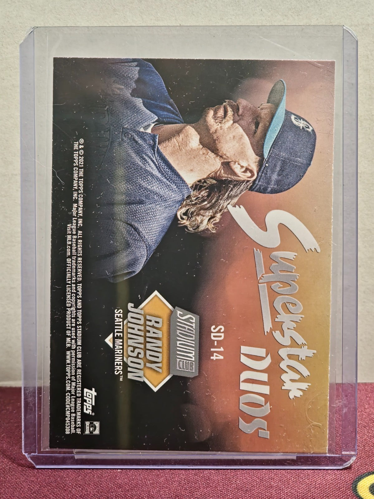 2021 Topps Stadium Club - Superstar Duos Ken Griffey Jr, Randy Johnson #SD-14 2