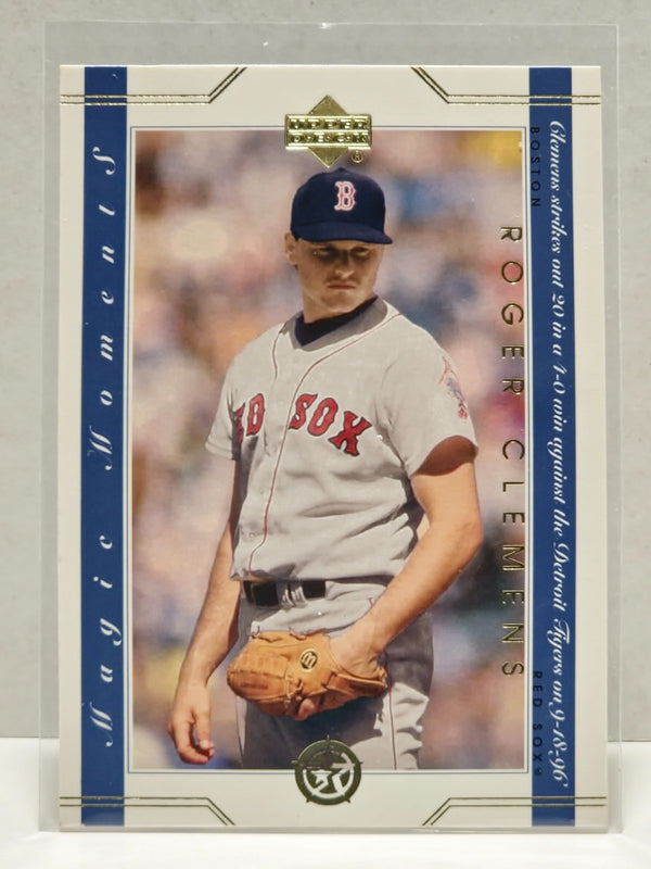 2003 UD Superstars Magic Moments Roger Clemens #MM3 Boston Red Sox