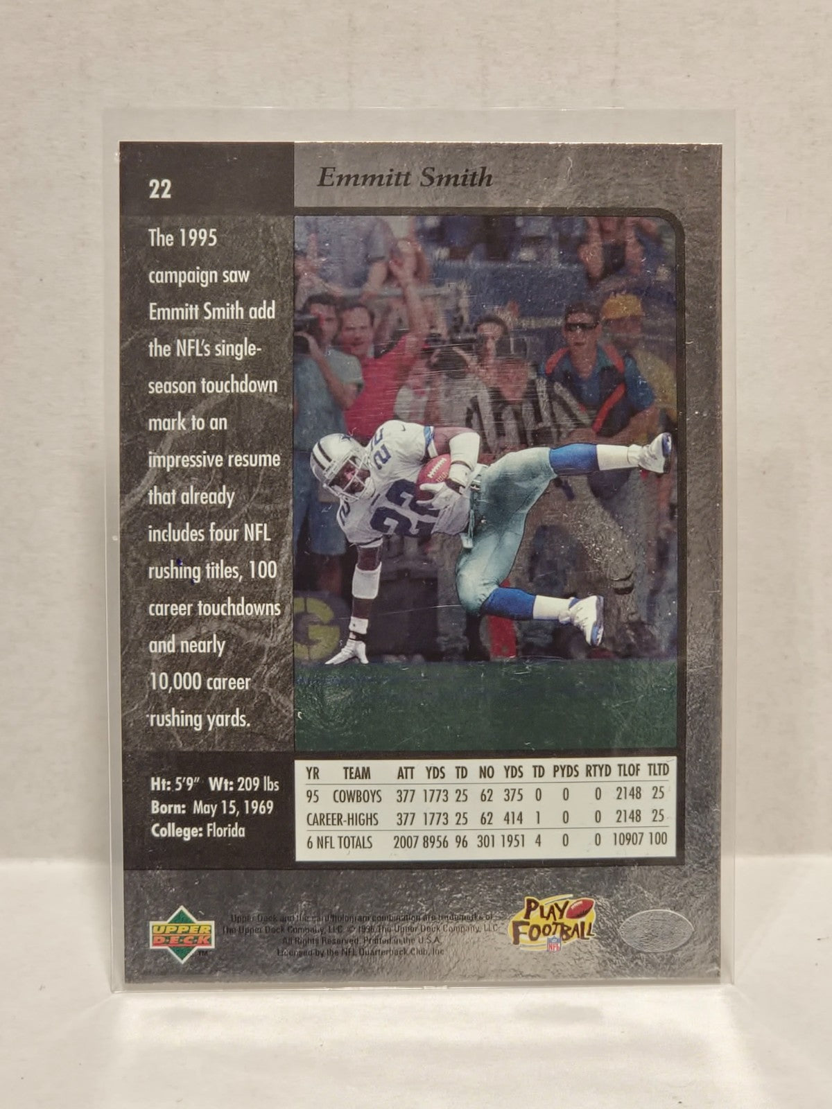 1996 SP - Emmitt Smith #22 2