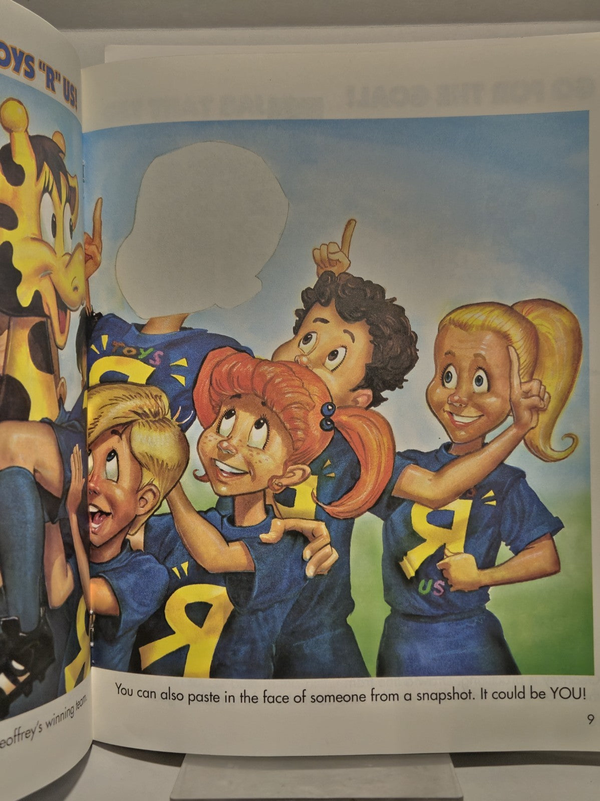 Toys R Us World of Soccer Color & Activity Book Geoffrey's 1993 2