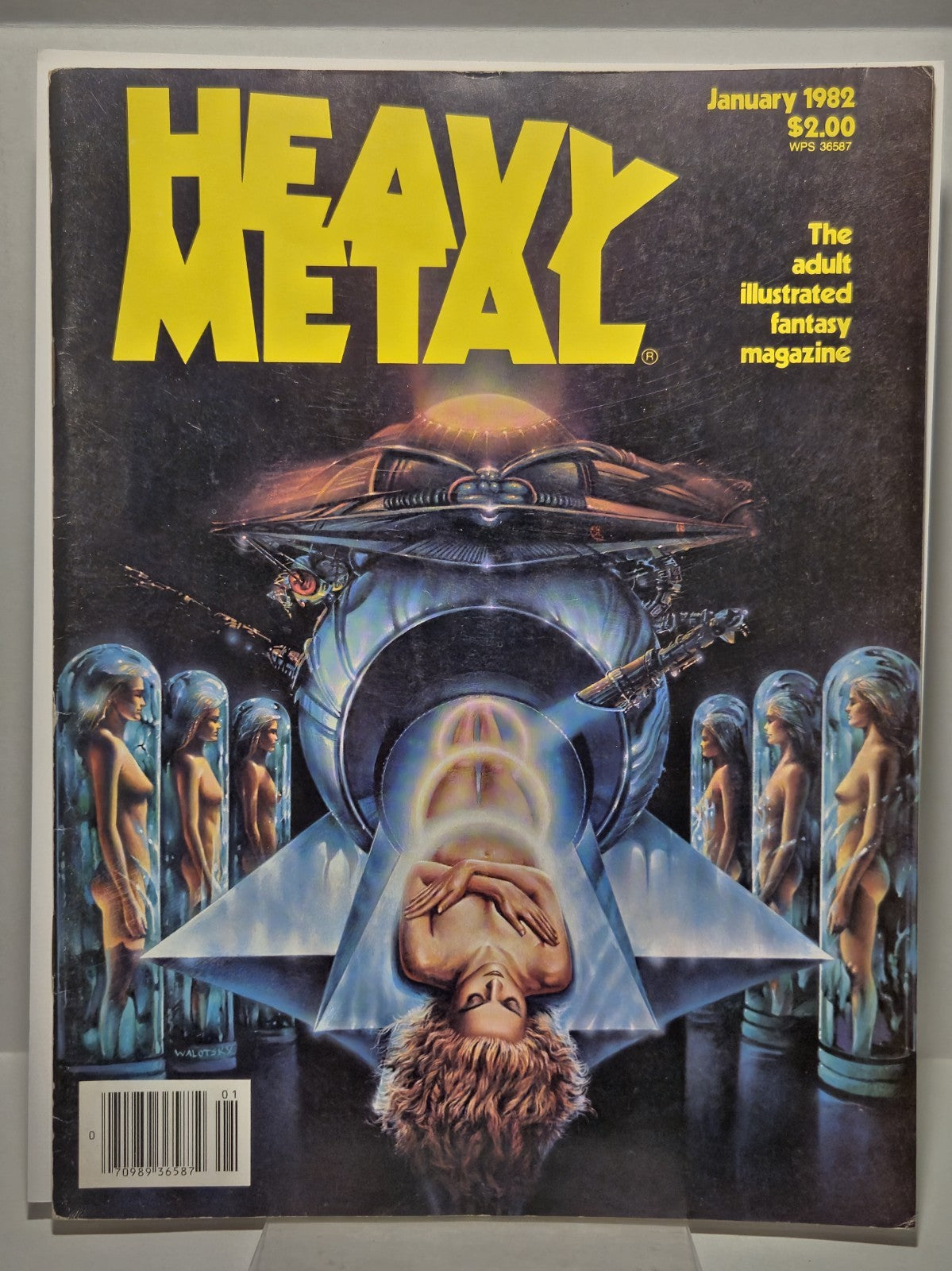 Vintage HEAVY METAL Magazine January 1982 Newsstand 1