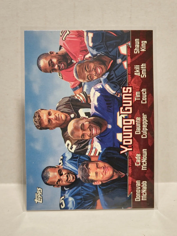 2000 Topps NFL Combos TC6 Young Guns McNabb Couch Culpepper McNown