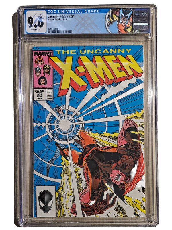 The Uncanny X-Men #221 CGC 9.6 Marvel 1987 1st App Mr. Sinister Custom Wolverine